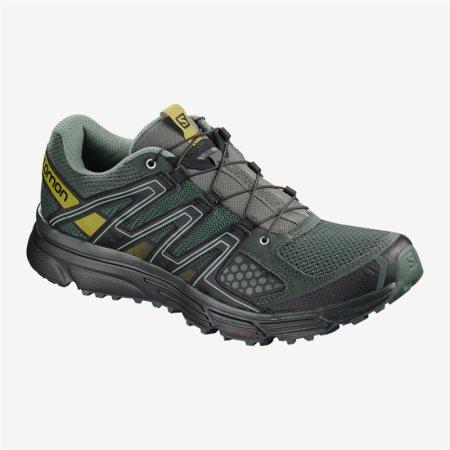 Salomon X-MISSION 3 Mens Trail Running Shoes Green | Salomon South Africa